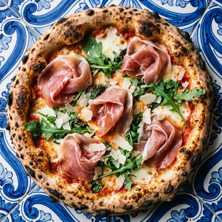 Bufala e prosciutto